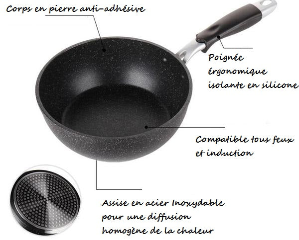 wok en céramique anti adhésif